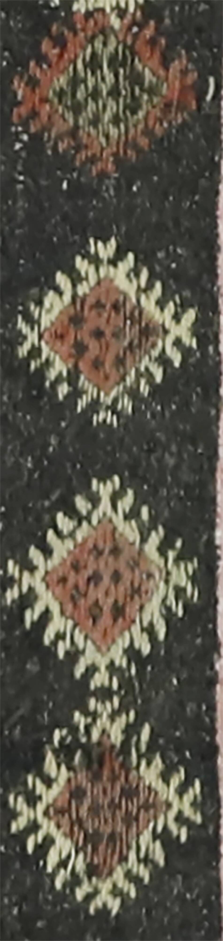 Large antique Anatolian kilim in pink and grey, 357 x 187 cm