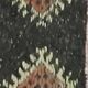 Large antique Anatolian kilim in pink and grey, 357 x 187 cm