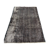 Vintage distressed turkish rug 194 x 117 cm