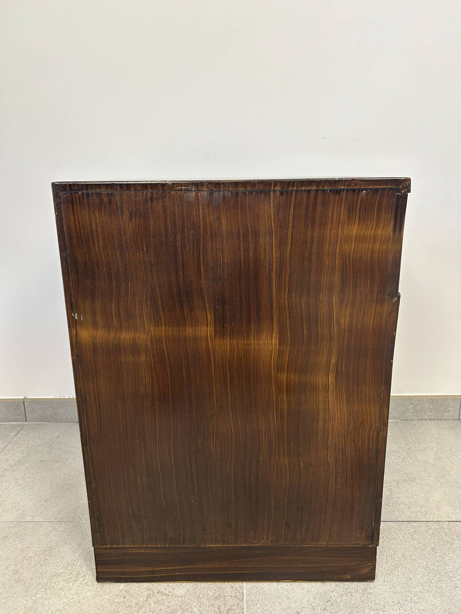 Art Deco metal bedside table