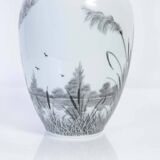 Beautiful vase signed Limoges – Decor C. Meliét – Vintage