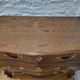 Curved commode in Louis XV / Regency style in solid oak.