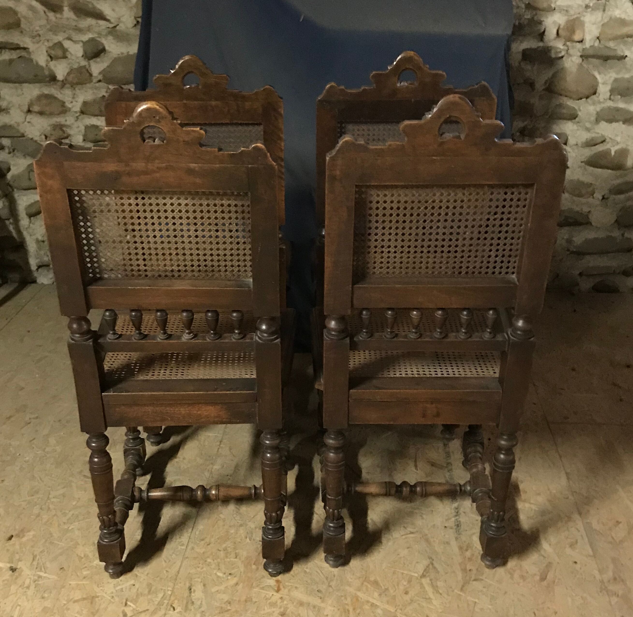 Henry II style chairs