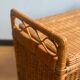 Coffre rotin vintage