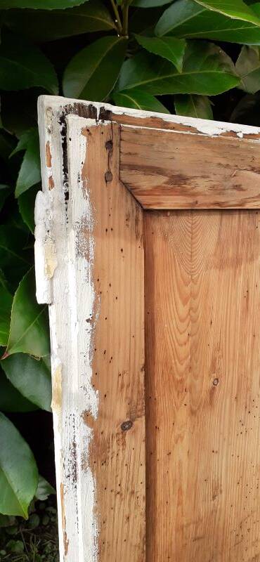 Small cupboard door 61.5x63.5cm old hardware