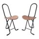 Set of 2 folding chairs Daphne by Gastone Rinaldi for Fly line