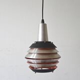 Pair of vintage pendant lights by Lakro Amstelveen 1960