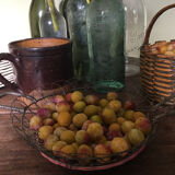 Dish in barbotine late 19th century