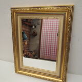 rectangular mirror golden tower 45x36cm