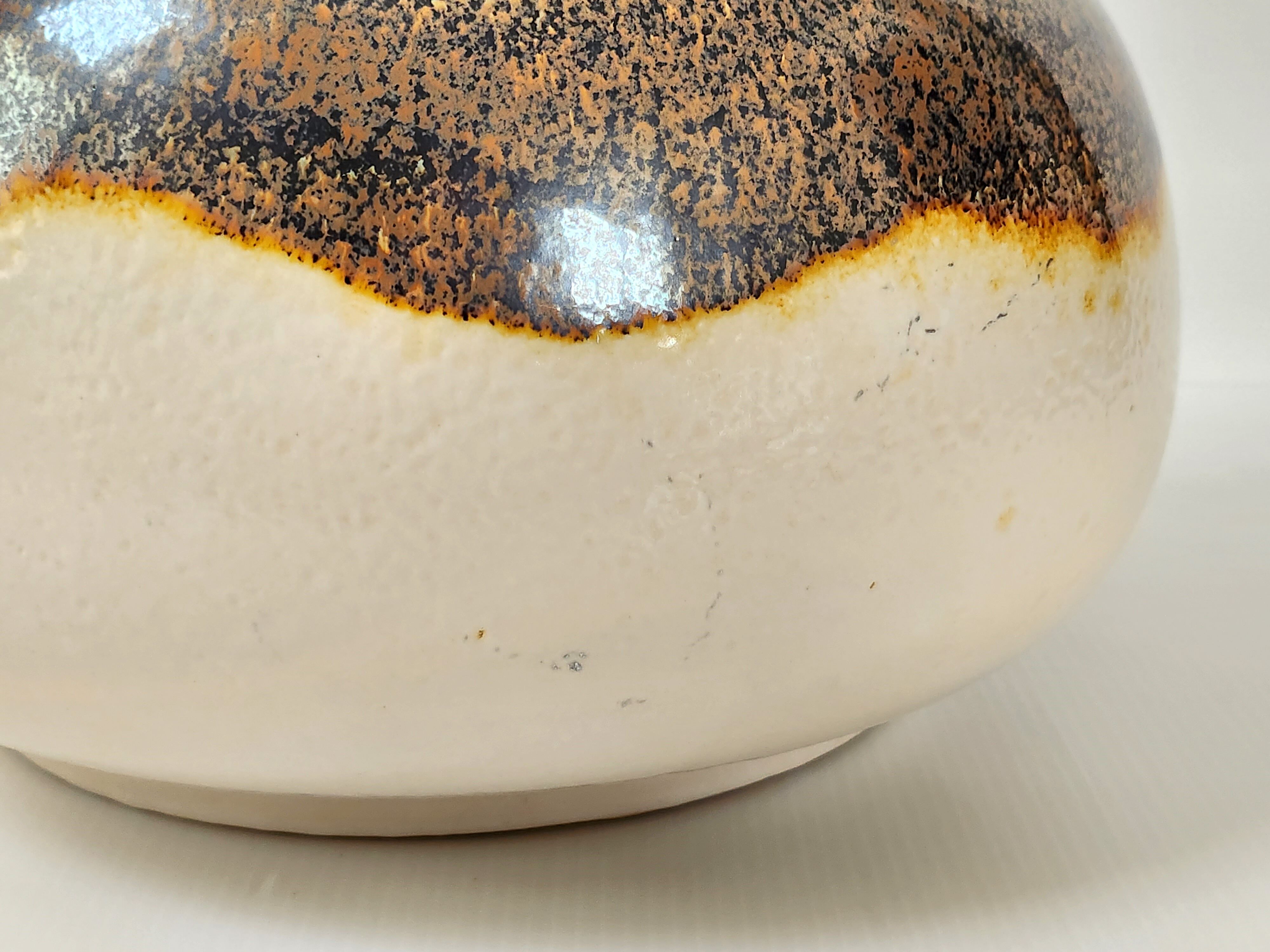 Vintage lamp foot 1970 ceramic