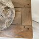 Raw oak butt console