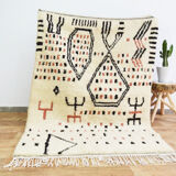 Handmade moroccan berber carpet 180 x 118 cm