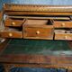 Vintage cylinder desk Louix XVI
