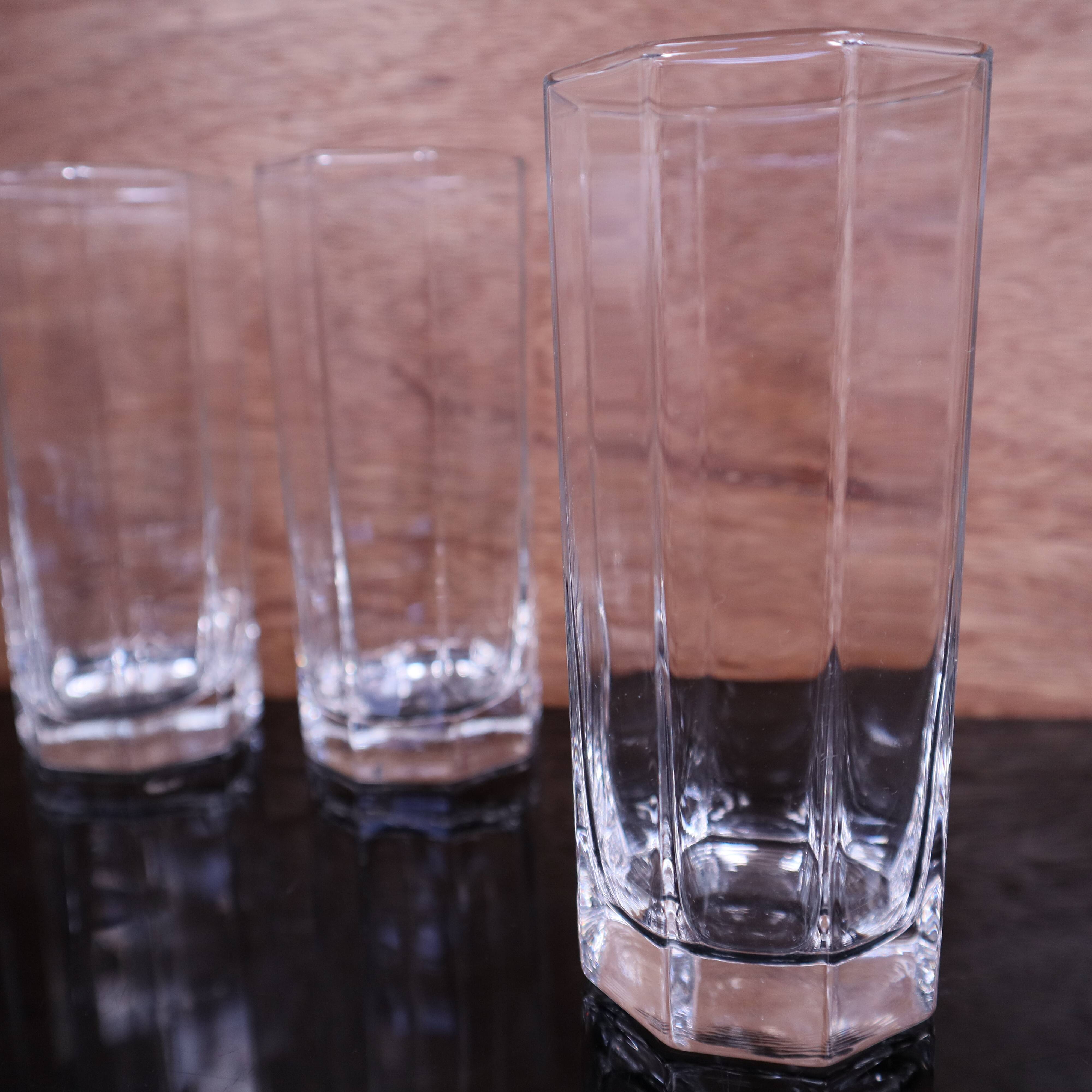 Set of 6 transparent water glasses Octime Luminarc