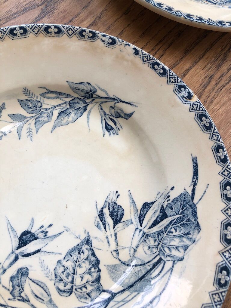 6 iron earth plates model "Marthe"