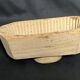 Old 19th century fluted wooden butter mold