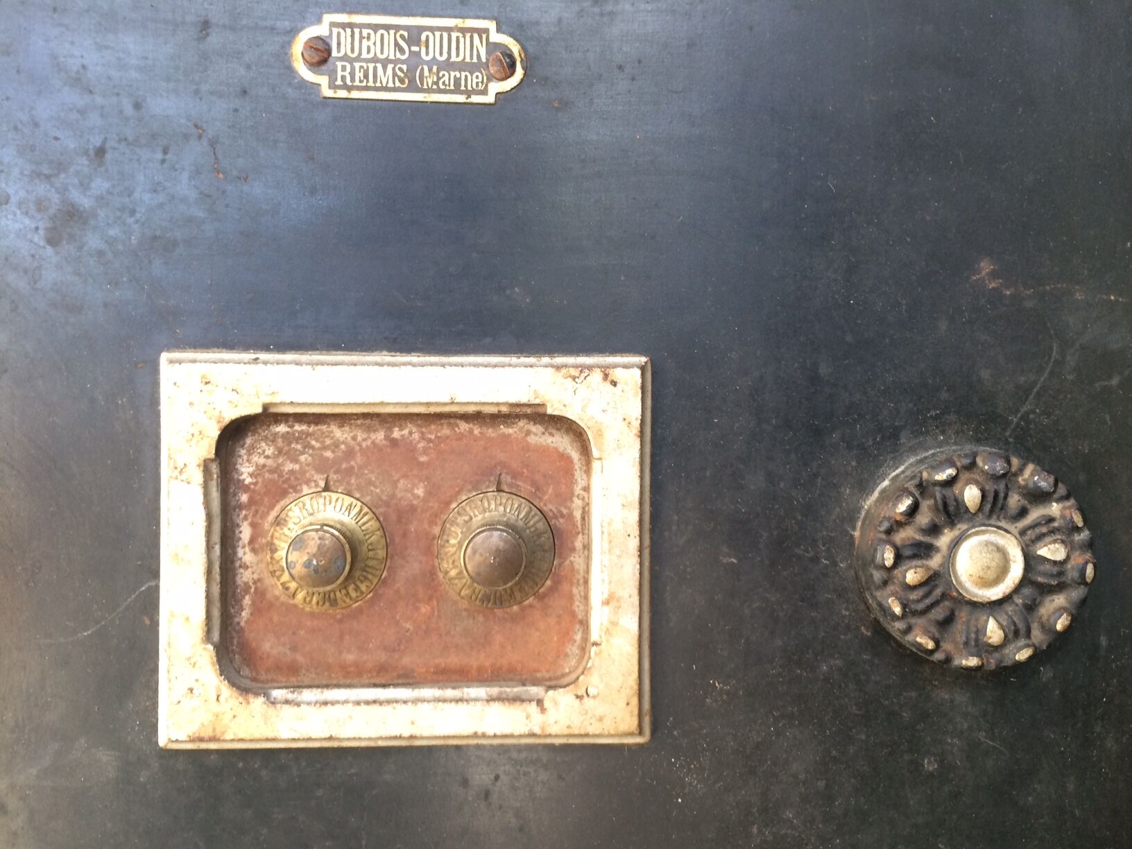 Old Dubois-Oudin Reims Safe - 1880-1900