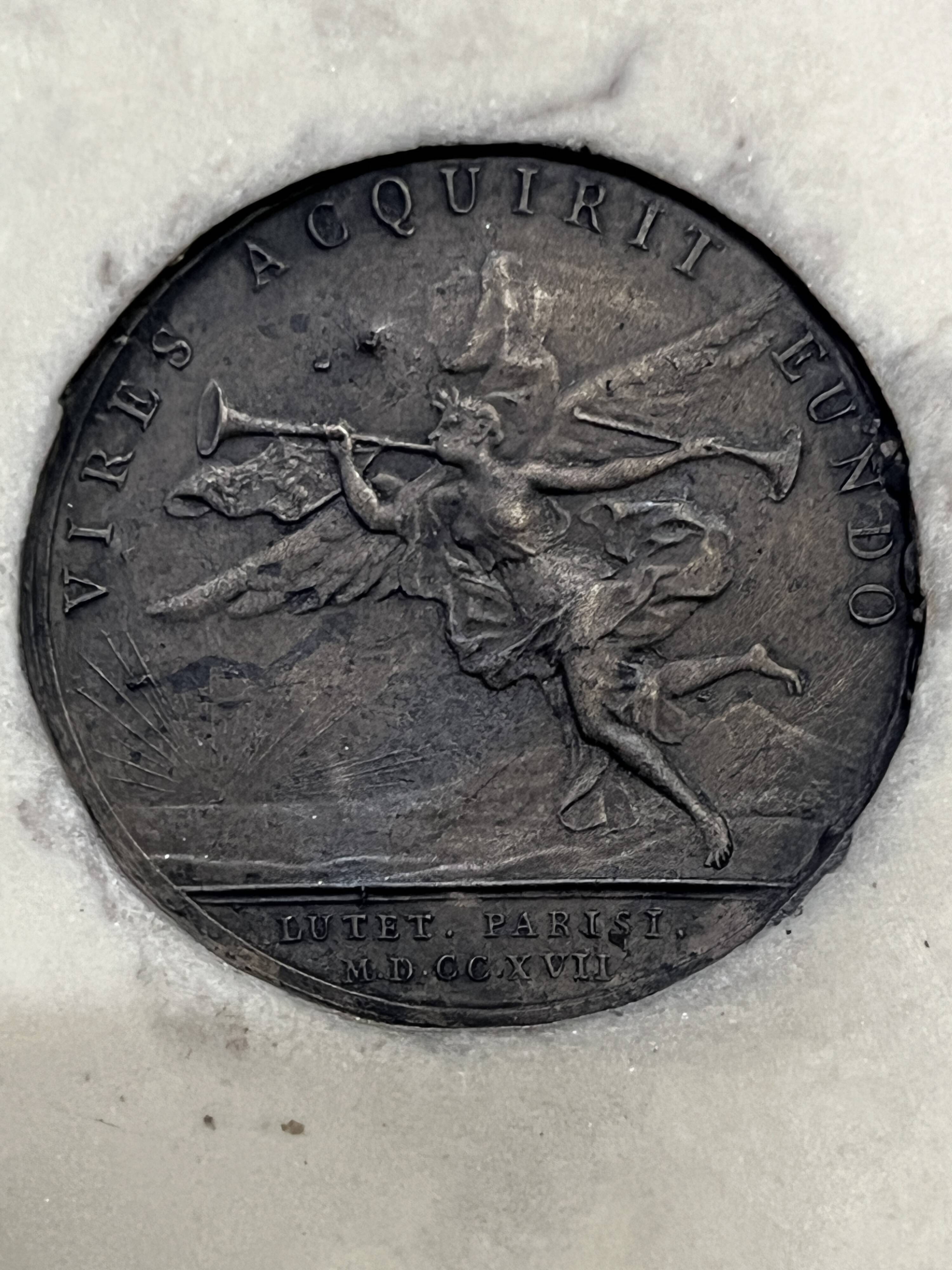 Marble high relief by François Duquesnoy "Putti, garlands and flowers" Paris, 1892