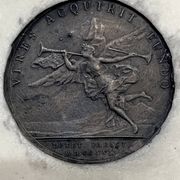 Marble high relief by François Duquesnoy "Putti, garlands and flowers" Paris, 1892