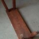 Brutalist oak bench 90 cm