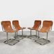 Vintage leather Calla Arflex dining chair Ari Colombo