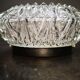 Old ceiling lamp vintage glass wall lamp 1960/70