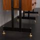 Italian mid century free standing wall unit or room divider with secretaire or bar cabinet, 1960s