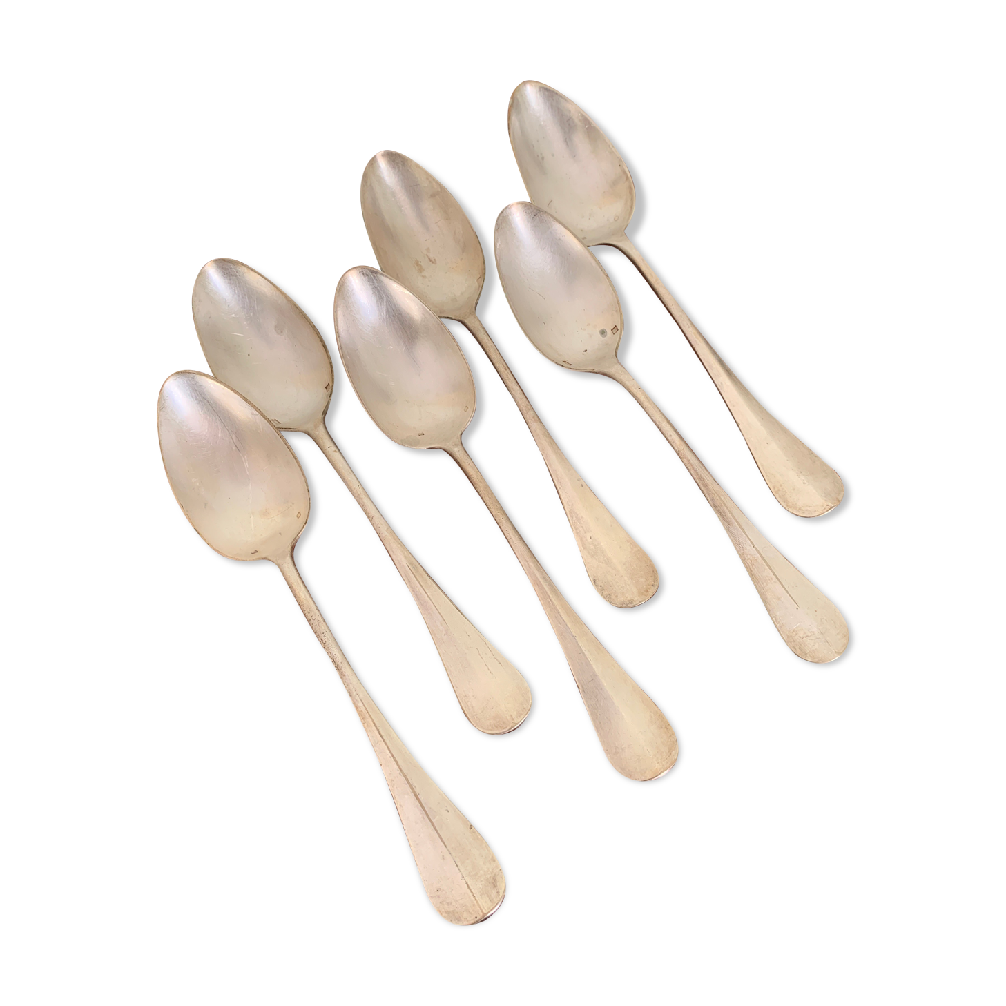 6 cuillères Christofle