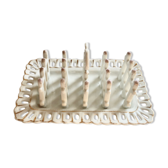 Porte toast porcelaine