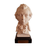 Sculpture biscuit buste Mozart signé G. Bochmann Goebel W