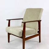 Vintage Beige Club Armchair, 1970s