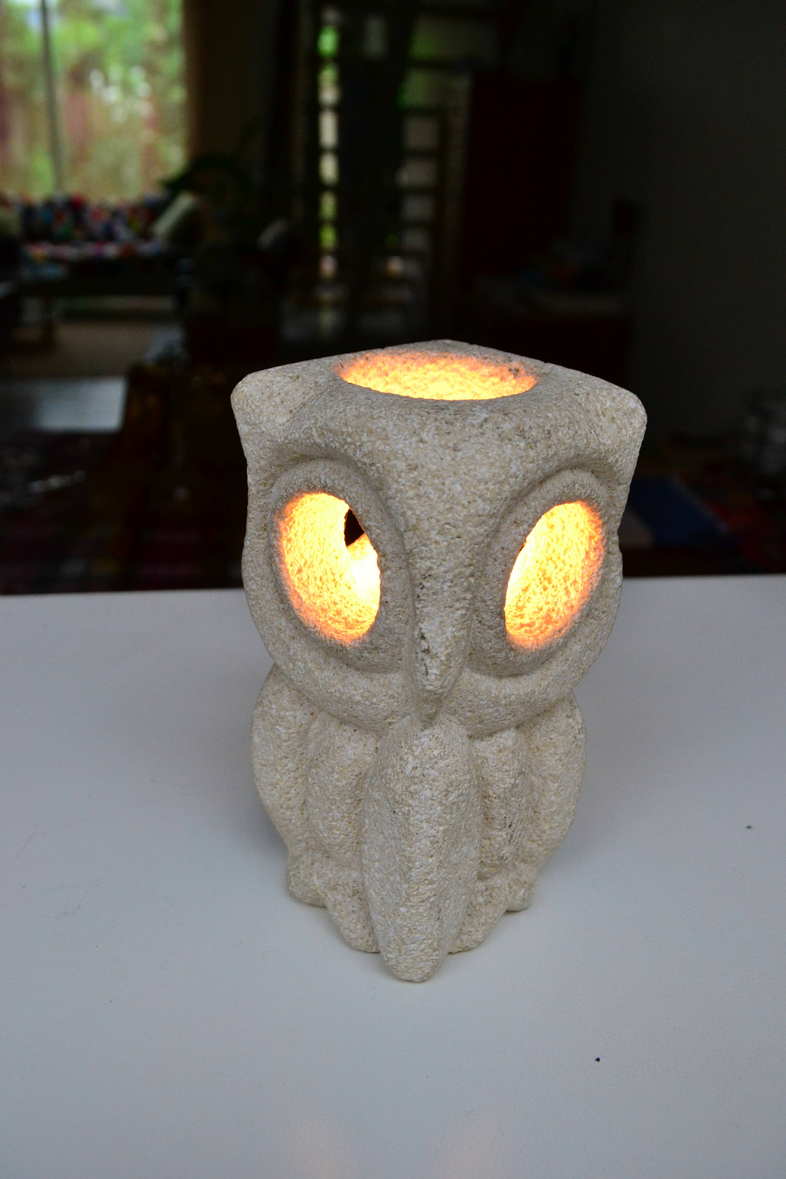 Albert Tormos vintage owl lamp