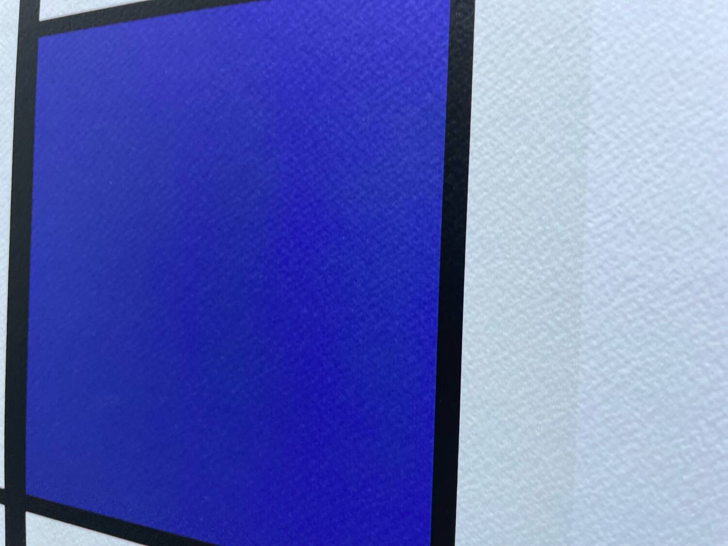 Piet Modrian (1872-1944), Composition with Blue, 1935, Copyright MondrianHoltzman Trust, Printed in Italy