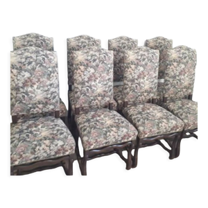 chaises style Louis xiii