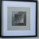 Tableau Vintage Art Optique - Victor Vasarely - Frame 40x40cm
