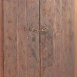 Indian door in old teak piece and patina of origin