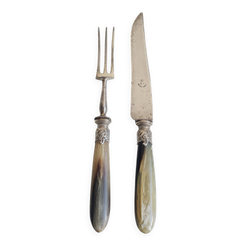 Horn leg of lamb cutlery