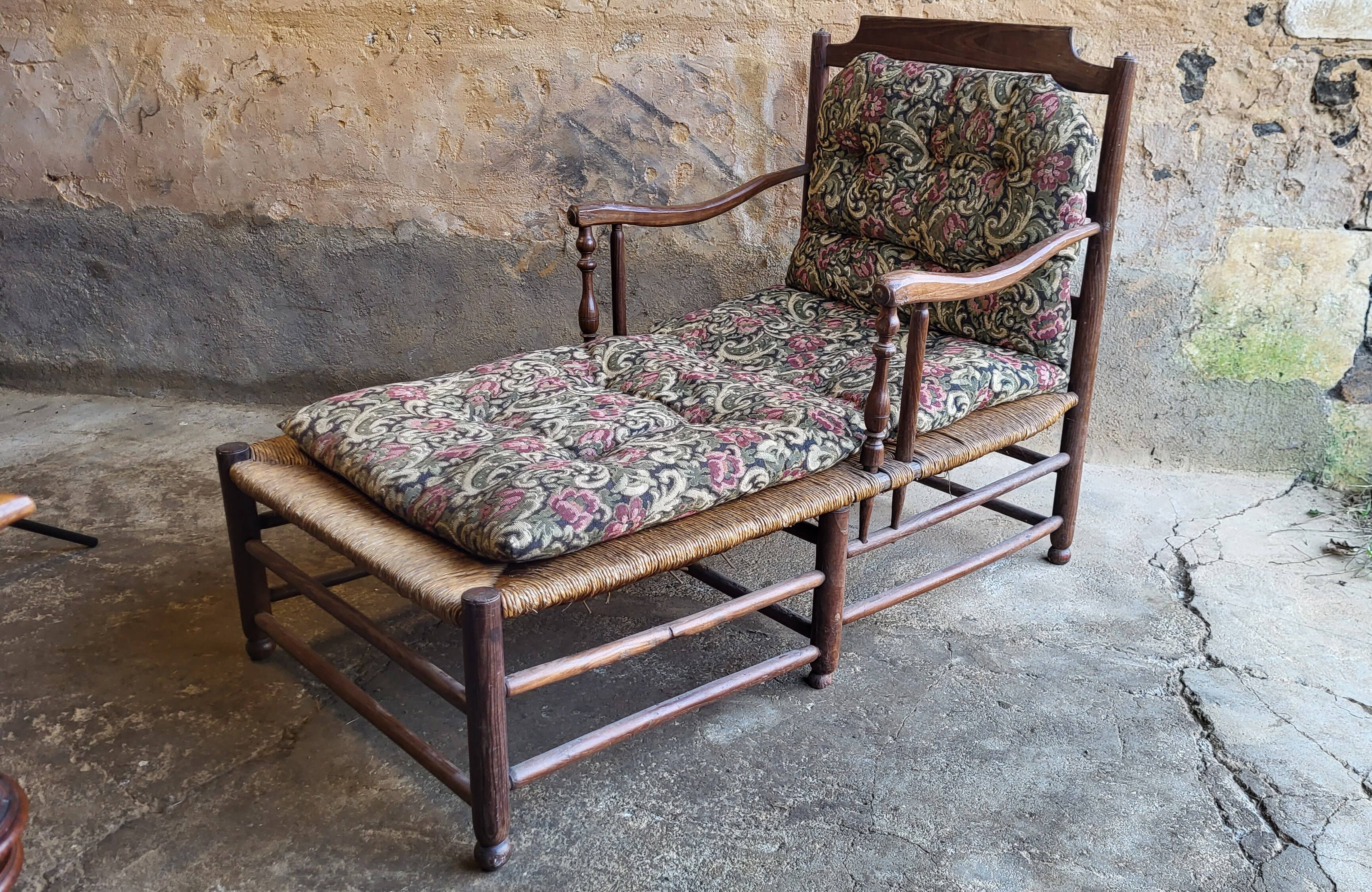 Fauteuil / Chaise longue provencale