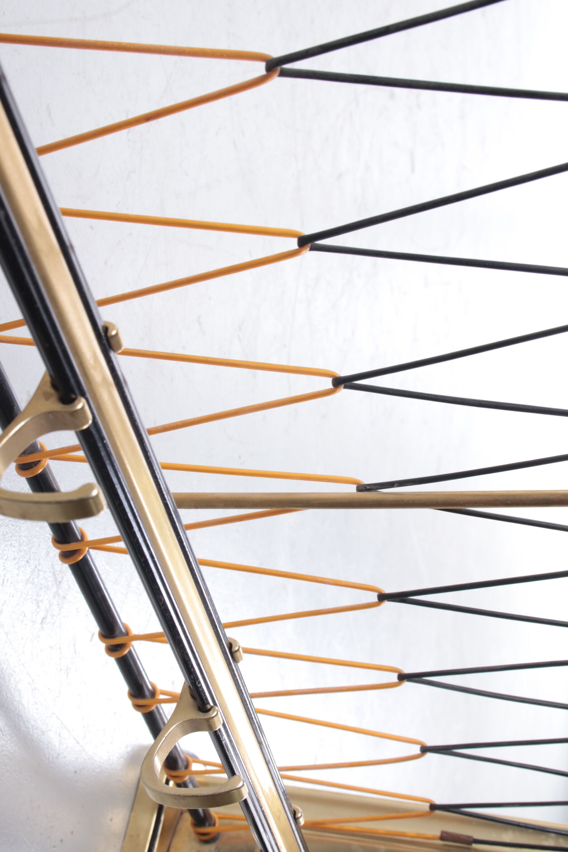Wall coat rack Hollywood Regency style 1960s