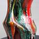 Vase poterie de Vallauris lave multicolore 1960