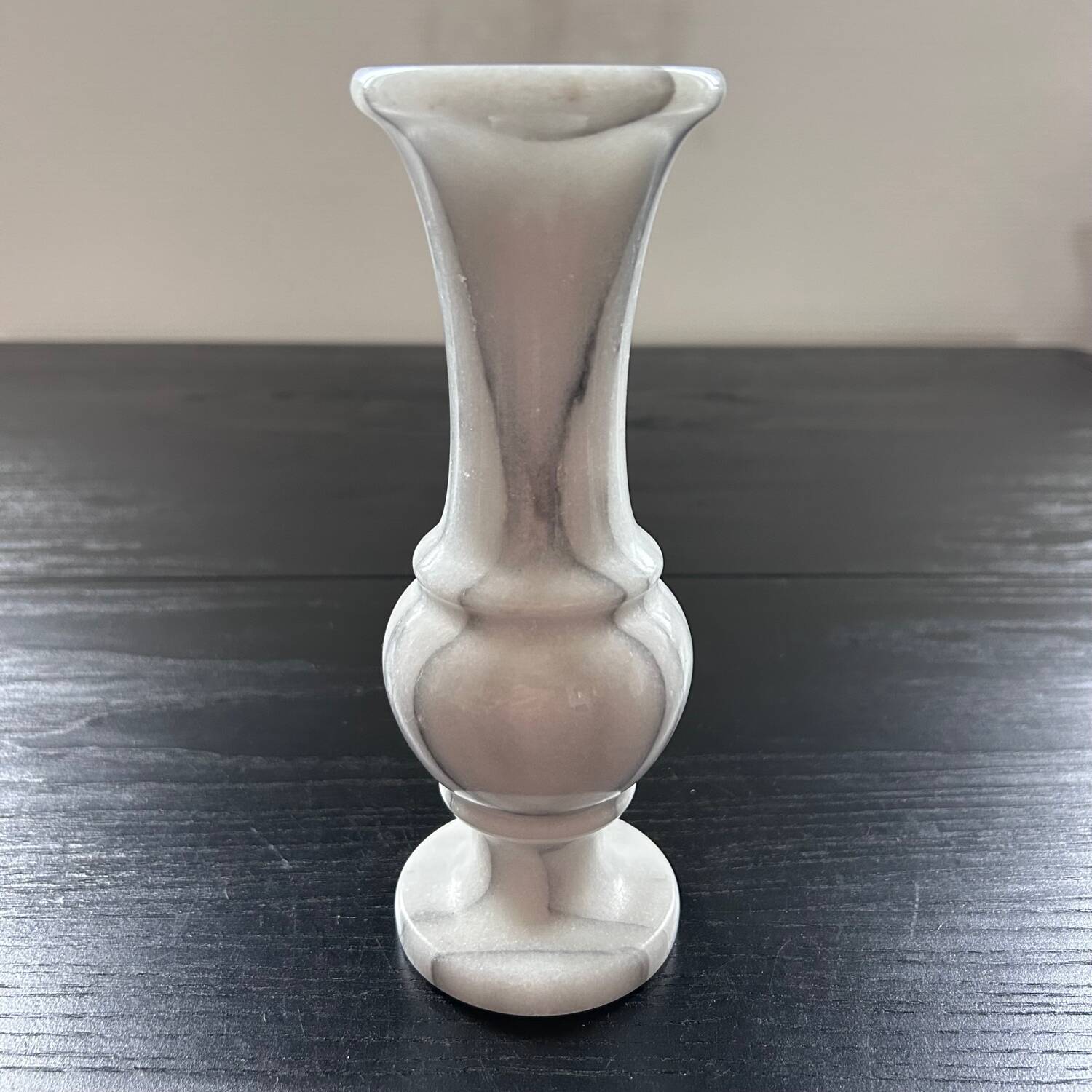 White marble vase