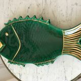 Fish dish in green and golden slurry 50s
