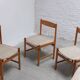 Ensemble de 6 chaises de salle à manger en chêne par Meubelatelier Vanda Watervliet, années 1960.