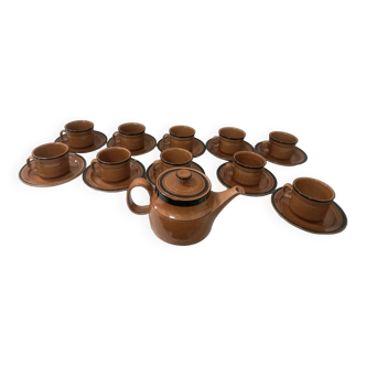 Tea set for 10 Paiolo production Richard Ginori Laveno Antonia Campi