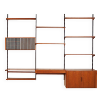 Teak system bookcase, Danish design, 1960s, production: Denmark