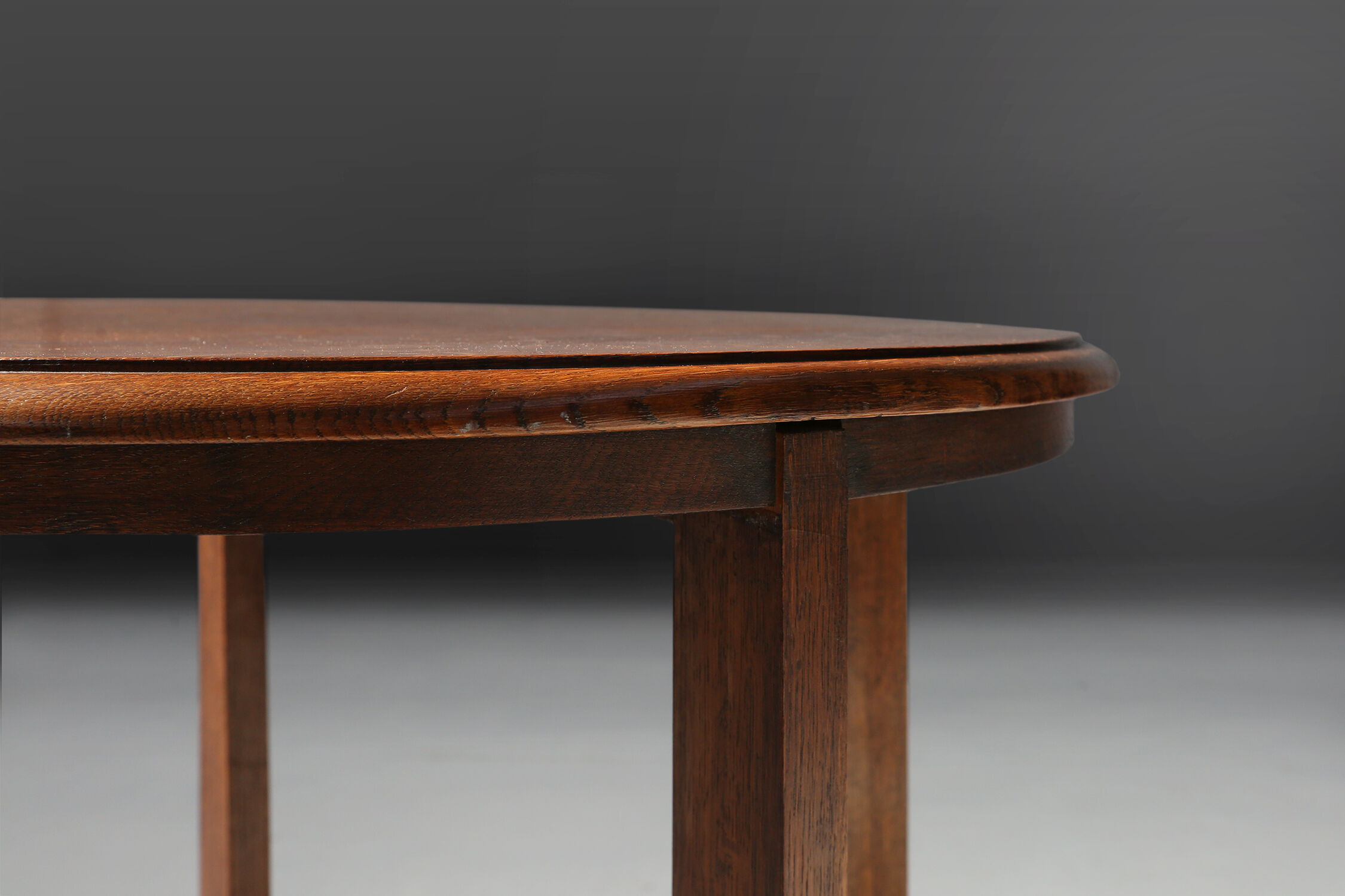 Art Deco side table in oak wood, 1930's