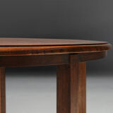 Art Deco side table in oak wood, 1930's