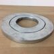 Under the vintage aluminium flat, organic circle