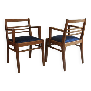 Paire de fauteuils bridge
