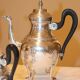 Silver-plated metal tea and coffee service in Empire style.